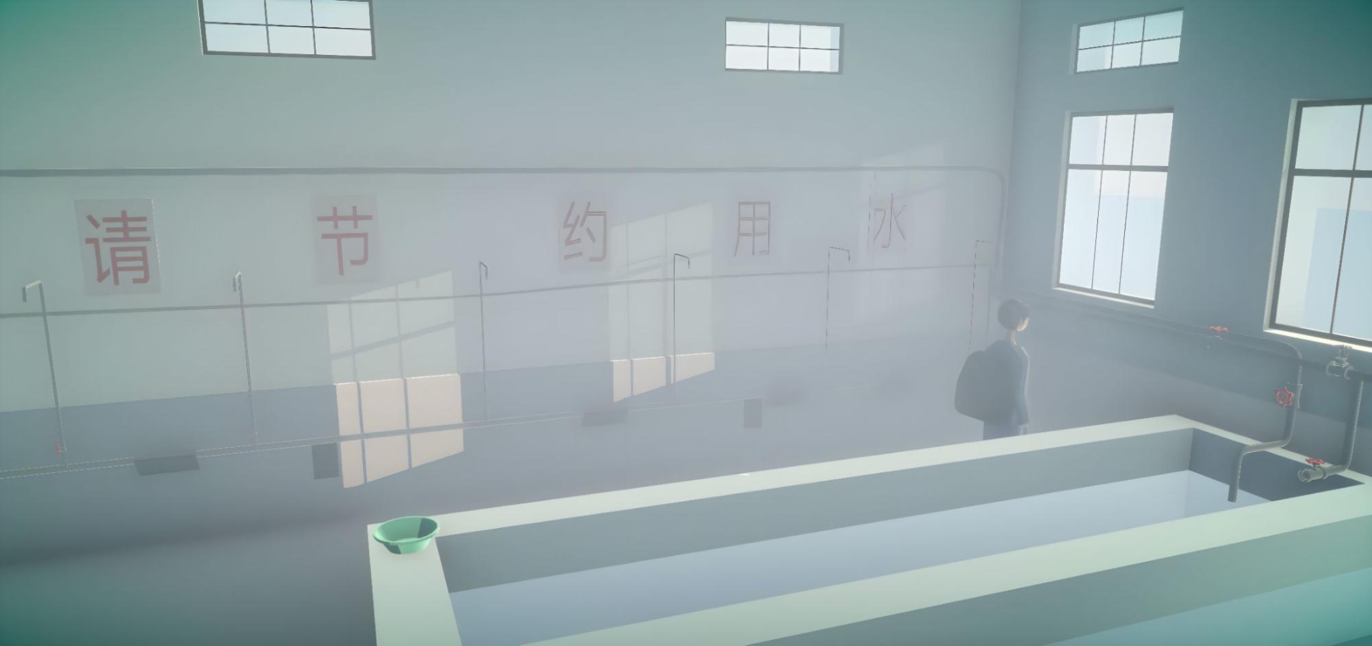 bathhouse interior 3d version
