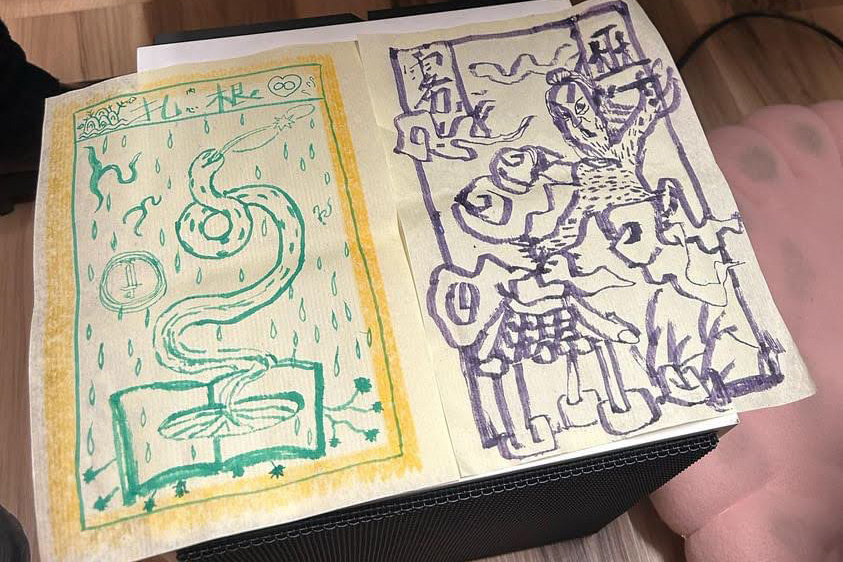 Some Jiama created by the participants